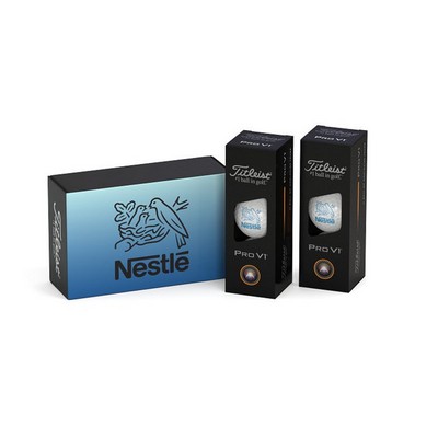 Titleist/Pinnacle PackEdge One Piece Half-Dozen Box with Stock Sleeves