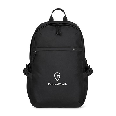 Renew Recycled rPET Computer Backpack - Black