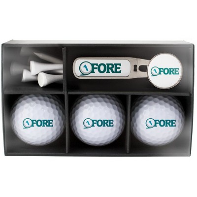 Premium Bent Tab Divot Tool & Ball Marker Combo Box