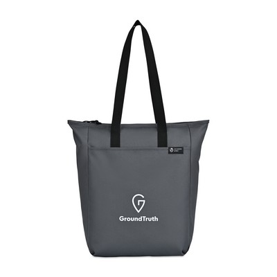 Renew Recycled rPET Zippered Tote - AWARE™ - Durango Grey